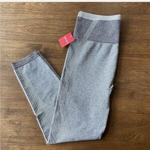 Women’s Spanx Seamless Sculpt Leggings Large Spacedye Cloudy Grey #50285R - NWT